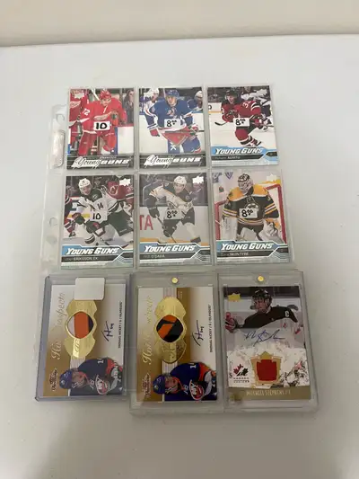 HOCKEY CARDS LOT ROOKIES YG AUTO PSA CGC FIRM, View more