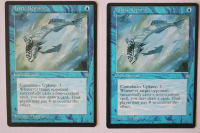 Vintage MTG Ice Age 2x Mystic Remora Lightly Played, View more