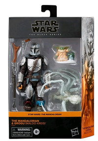 Deluxe Black Series Mandalorian with Grogu