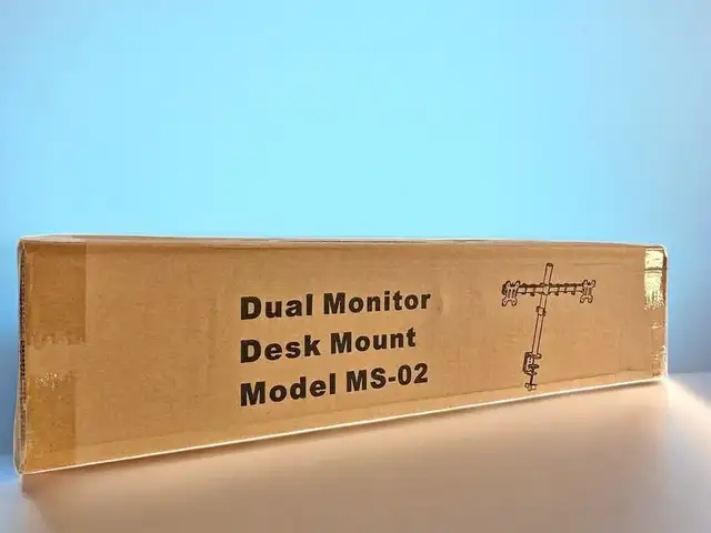 Firm &tough Dual Monitor Desk Mount Brand new in box!