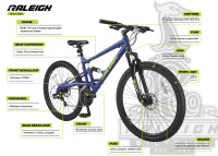 Raleigh Tracker Dual-Suspension Moutain bike