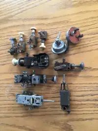 Vintage Vehicle Mechanical Switches