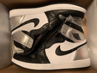 Ds jordan 1 silver toe size 6.5w, 11.5w