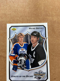 1992-93 UD Serie Hockey Heroes Gretzky carte #16