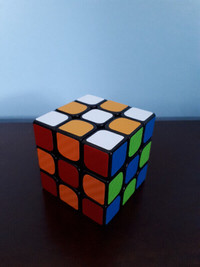 Carbon-Fibre Coloured Stickers 3x3x3 Cube