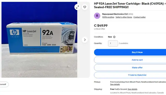 HP laser toners in Printers, Scanners & Fax in Sudbury - Image 4