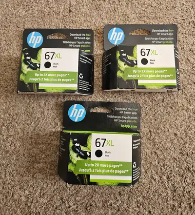 New! Genuine HP 67XL Black Ink Printer Cartridges, View more
