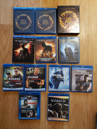 Lord of Rings, Batman, The Bourne, Rambo, Planet Apes movies