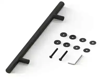 New Barn door handle 22", black, 2 available =, View more