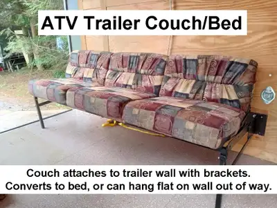ATV TRAILER COUCH / BED, View more