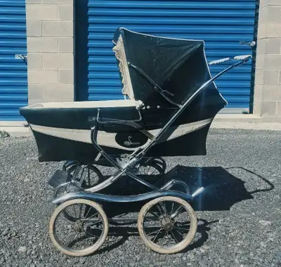 Antique Swan baby stroller, View more