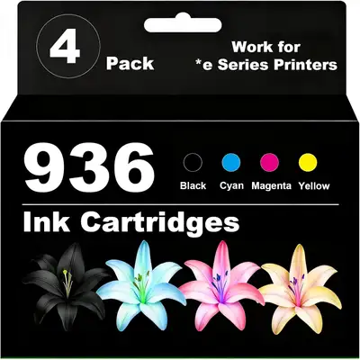 NEUF: 4 cartouches encre 936 HP OfficeJet/Pro, View more