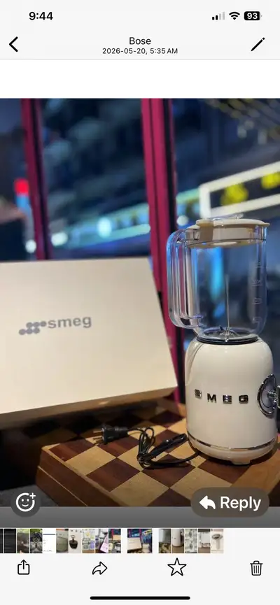 I'm selling a Smeg blender in excellent condition, perfect for making smoothies, soups, and more. Th...