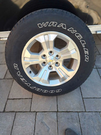 Chevy Silverado set of  rims and tire