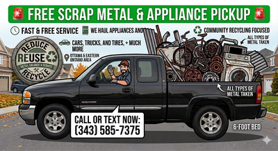 Reduce Reuse Recycle - FREE Scrap Metal Removal, View more