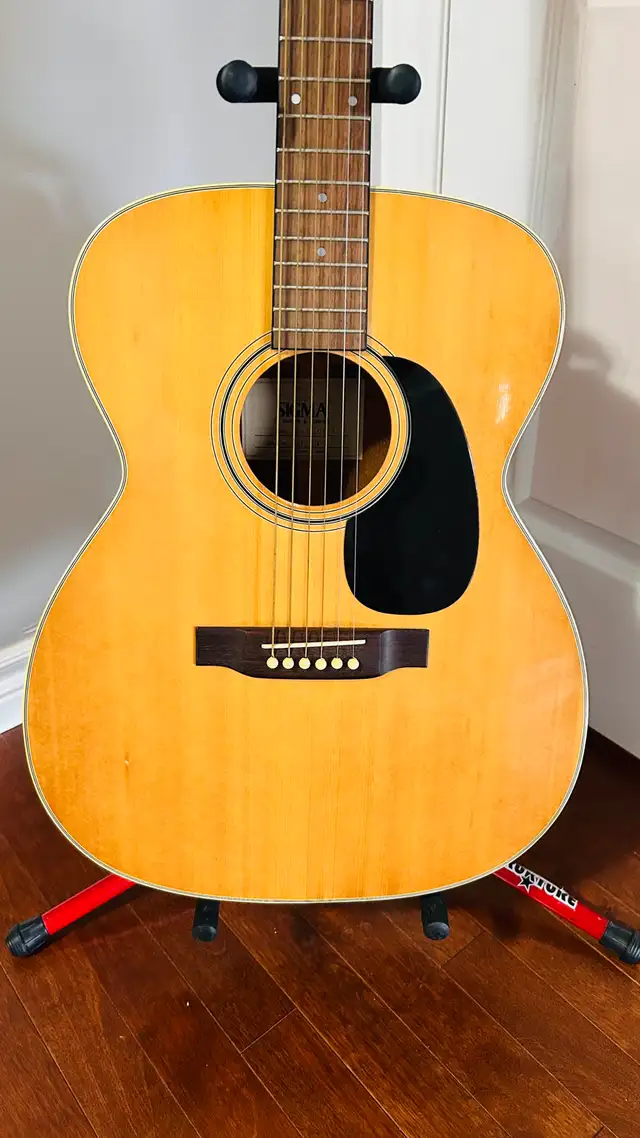 Vintage Sigma GCS-6 Grand Concert Acoustic Guitar in Natural in Guitars in Guelph - Image 4