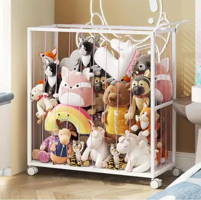 NEUF Filet de rangement pour animaux en peluche avec roulette, View more
