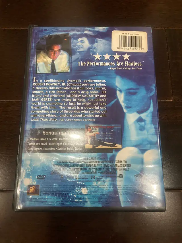 less than zero dvd64520006833410121