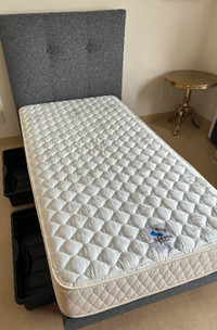 Demi lit - base et matelas