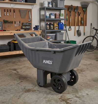 FREE Ames Lawn Cart Wheelbarrow, View more