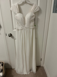 Wedding/Reception Dress Size 12 Ivory