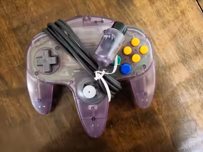 OEM / Original Nintendo Game Cube controller in atomic purple. Non-smoking home, $40