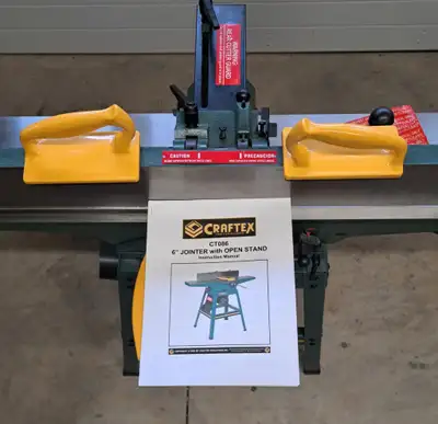 CRAFTEX  6 inch Jointer (new-never used), View more