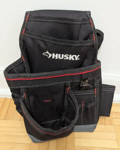 HUSKY CARPENTER'S RIG Utility Tool Belt Pouch Bag DEAD ON TOOLS, View more