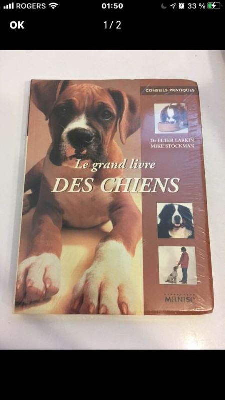 Le grand livre des chiens in Other in Gatineau