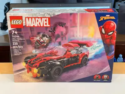 Lego Superheroes Miles Morales vs. Morbius #76244 - $50 This 220 piece set was released in 2023. New...