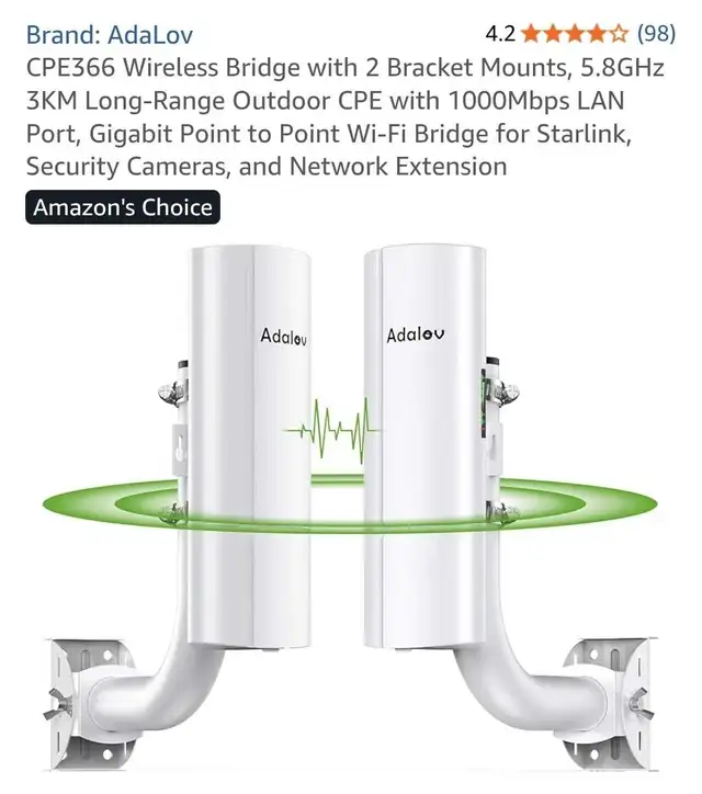 AdaLov CPE366 Wireless Bridge65619852364673120