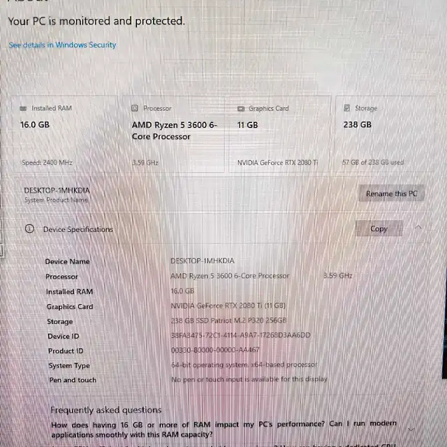 Ultimate RTX 2080ti Gaming PC Setup for Sale! in Desktop Computers in City of Halifax - Image 6