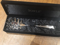 Silver plated pasta server