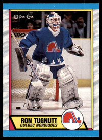 RON TUGNUTT ... 1989-90 O-Pee-Chee … ONLY ROOKIE CARD … UNGRADED