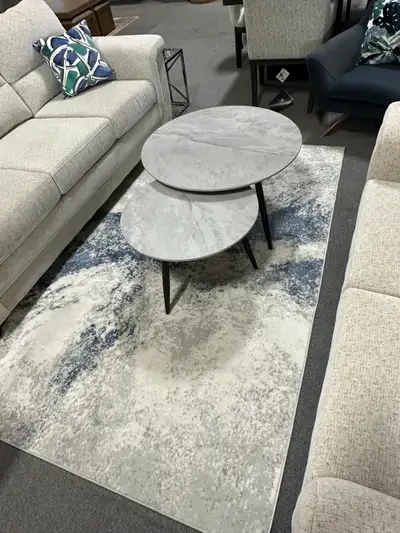 2Pc Grey sintered stone marble top Coffee Table for Only $249., View more