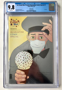 ICE CREAM MAN QUARANTINE COMIX SPECIAL CGC 9.8 FOIL 1 PER STORE