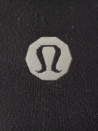 Lululemon Athletica Men's Black Jacket, Decagon Logo