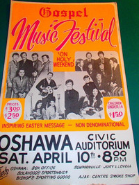 Vintage OSHAWA Posters-Civic Auditorium
