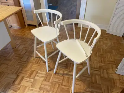 EQ3 Lyla Bar Height Stools (1 Broken), View more