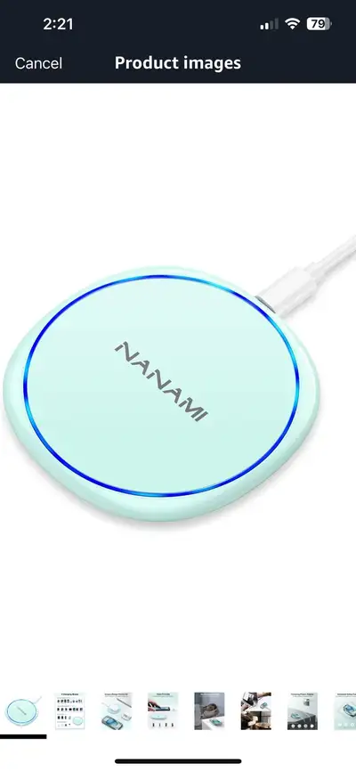 Fast Wireless Charger - NANAMI Qi Charging Pad , View more