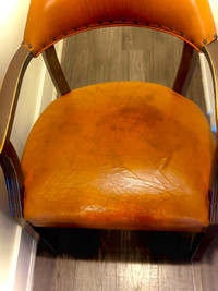 Leather heavy chair 