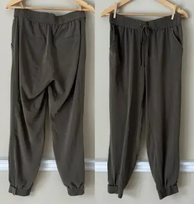 NWOT - Dynamite - (Size M) Olive Green Drawstring Women's Pants, View more
