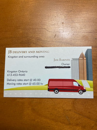  JB, Moving, and Delivery @$60 Student moves dump runs calltoday