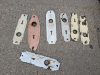 Various door plates and brass hardware . Make an offer.