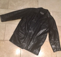 4YOU Denmark leather car coat - size M (to L)