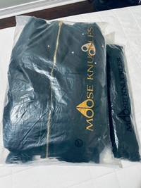 For Sale: Brand New  Moose Knuckles Gold Plated Jacket