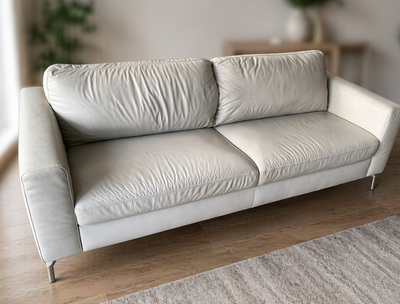 Natuzzi Sollievo Leather Sofa B845, View more