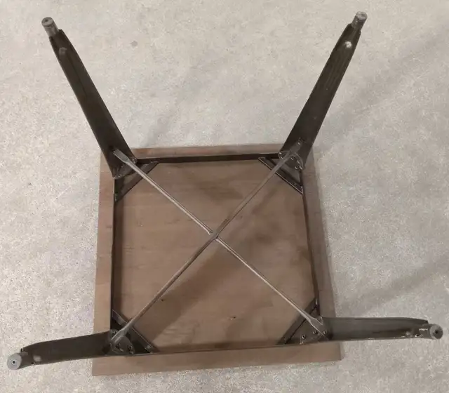 FDW Dining Table Heavy Duty Outdoor Metal Wood Bar Kitchen in Patio & Garden Furniture in City of Toronto - Image 7