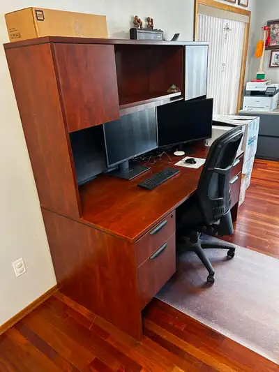 Desk With hutch, View more