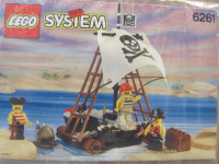 lego 6261 system le radeau pirates raft raiders 78 pièces